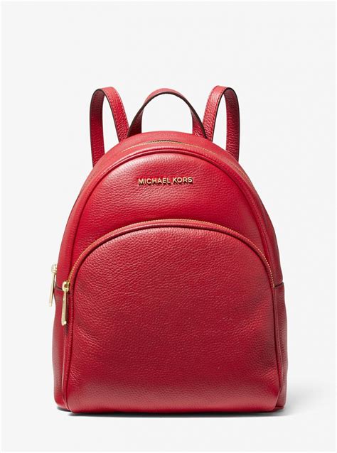 michael kors abby|Abbey Medium Pebbled Leather Backpack .